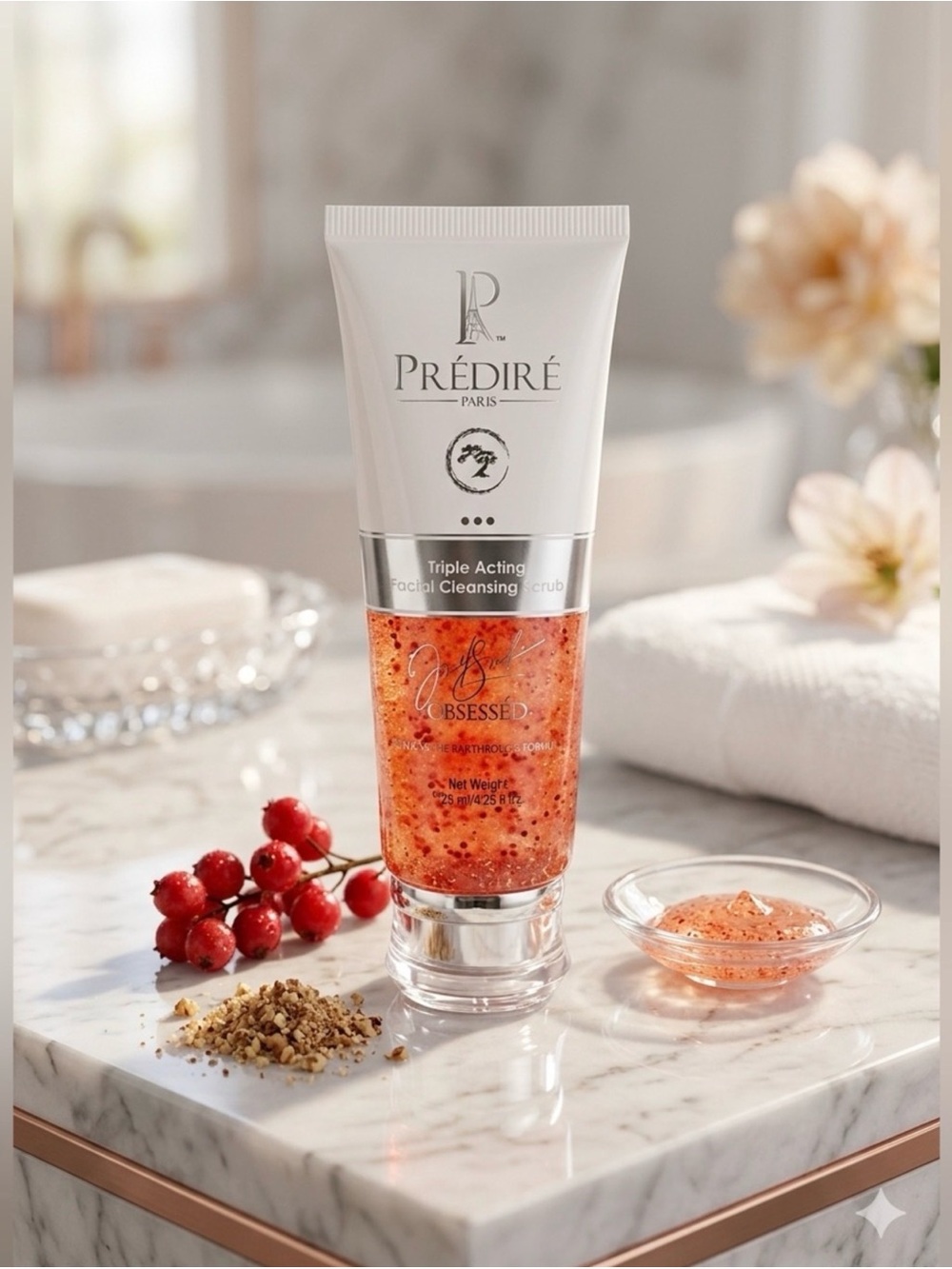 Predire Paris Triple Acting Facial Cleansing Scrub  - MSRP $115